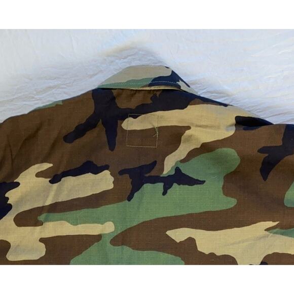 Golden Manufacturing Vintage Hot Weather BDU Coat, Shirt Woodland Camo. S Short - Picture 6 of 6